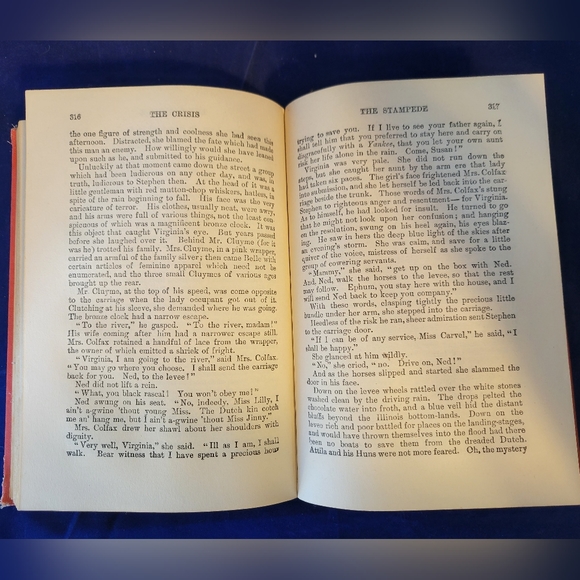 VINTAGE The Crisis by Winston Churchill 1st Edition 1901 Hardcover Grosset Dunlp - Picture 12 of 16